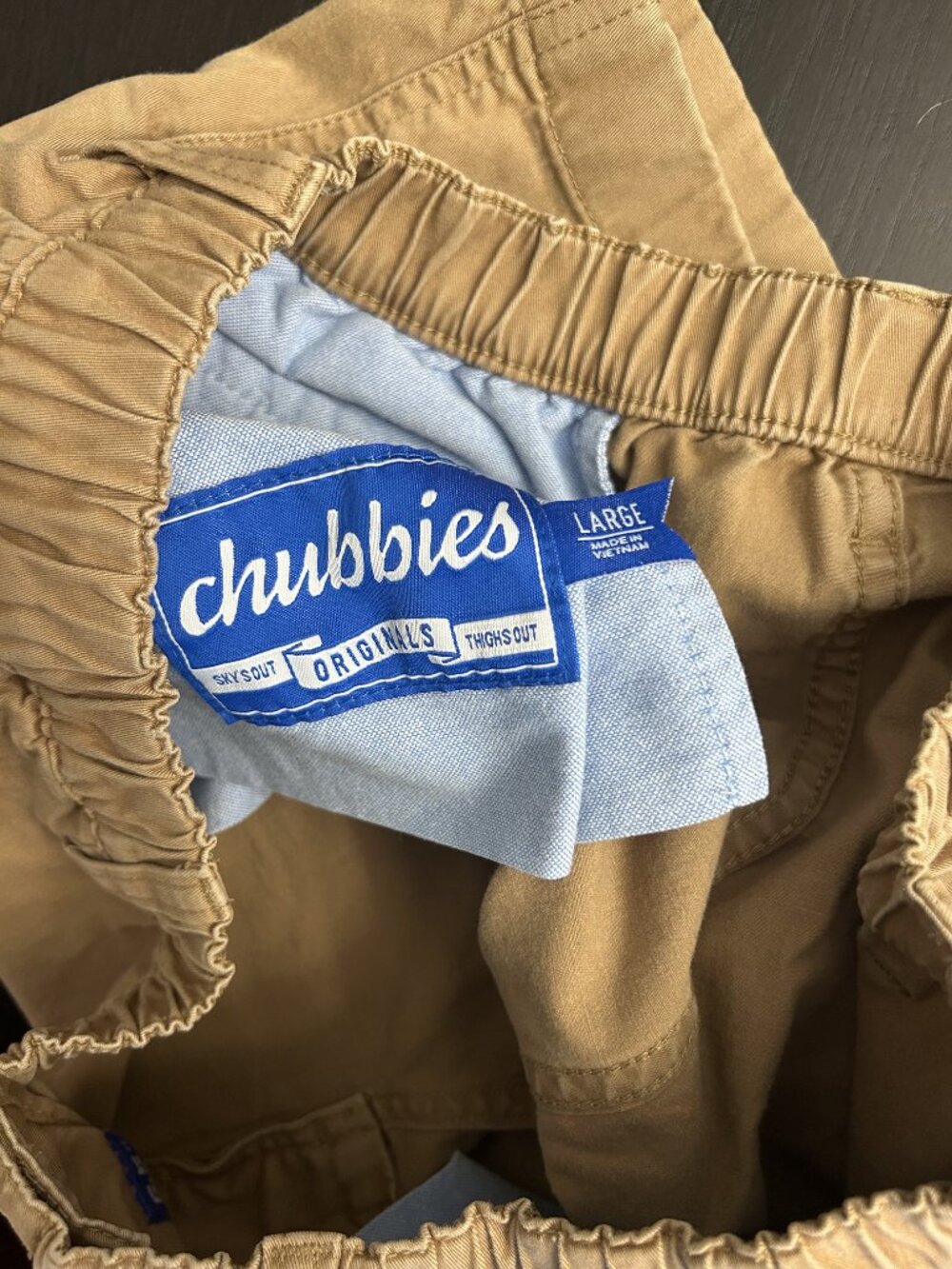 Chubbies 5.5 inch Khakinator shorts - mid khaki - Picture 3 of 4